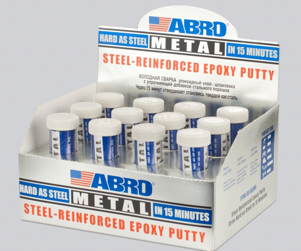 Клей холодная сварка Abro steel (Абро): инструкция по применению