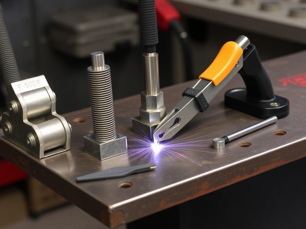     Welding clamps, magnets, and positioning tools.. Praktische Beispiele aus der Praxis