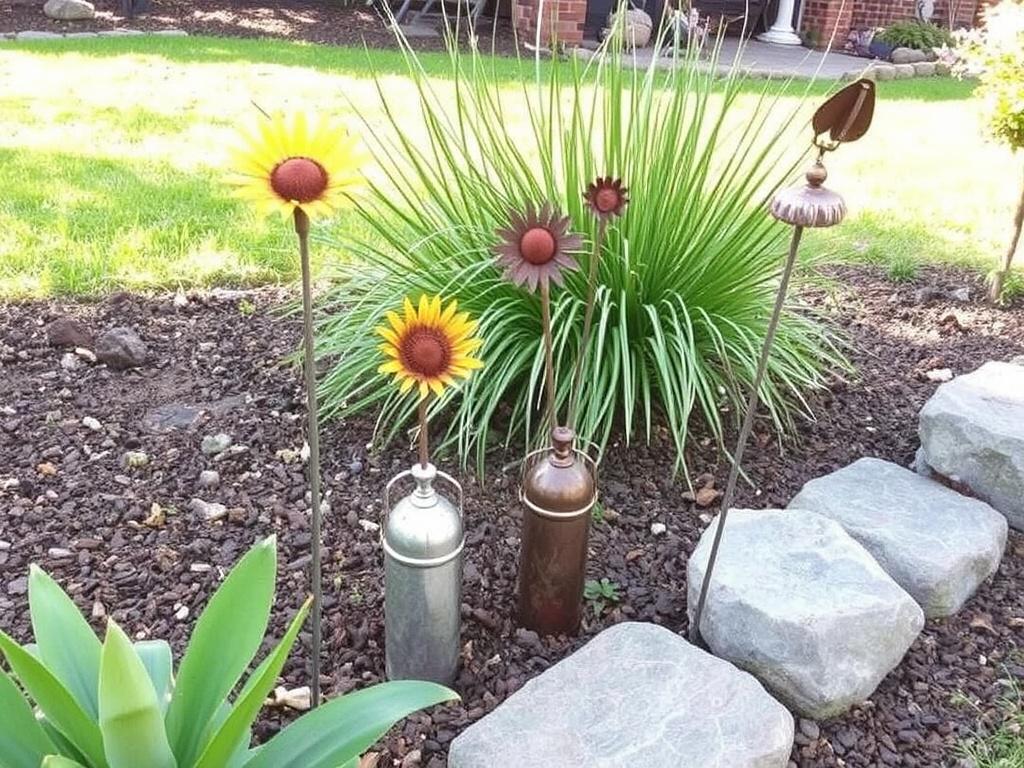     Gartenkunst mit Altmetall schaffen.. Tipps und Tricks zur Pflege von Gartenkunst aus Altmetall