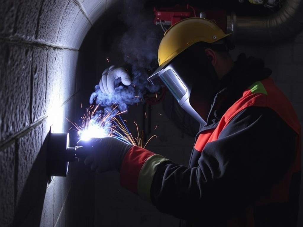     Welding in confined spaces: safety protocols.. Definition und Risiken von beengten Räumen