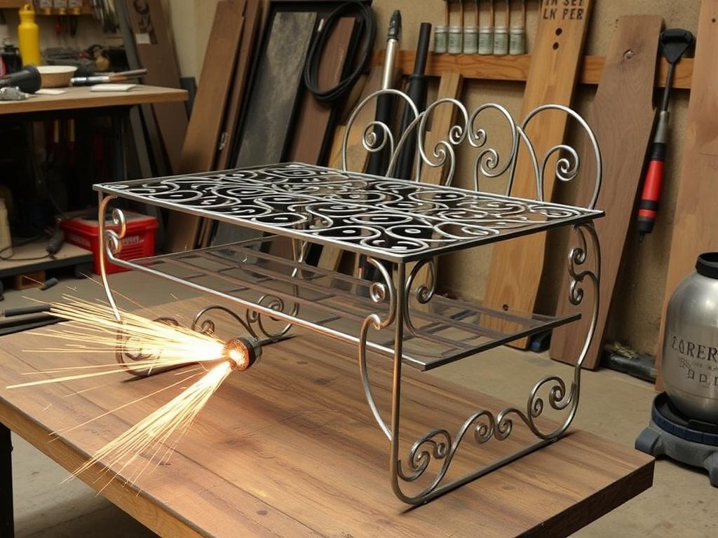     Making custom metal furniture.. Techniken des Metallverarbeitens: Von Schneiden bis Finish