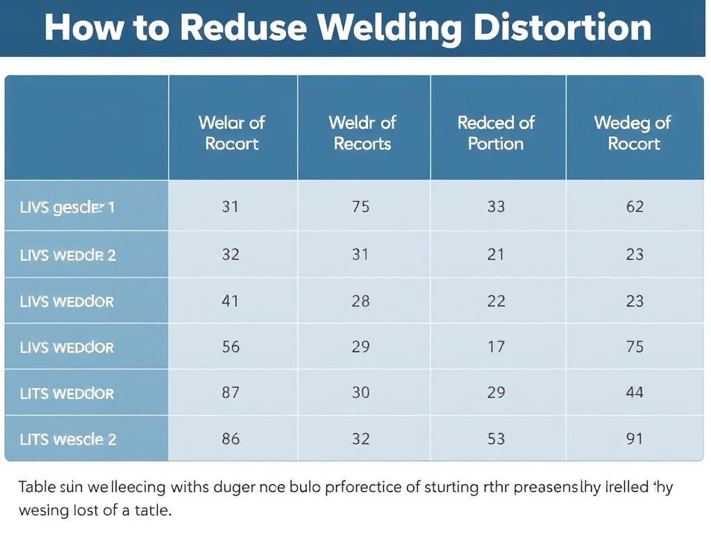     How to Reduce Welding Distortion. Table of Common Welding Processes and Their Tendency for Distortion