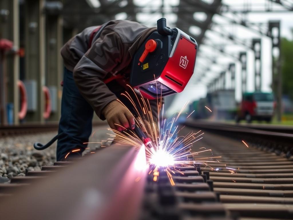     Schweißtechniken für Eisenbahnschienen.. Elektroschweißen: Die kostengünstige Alternative für den Alltag