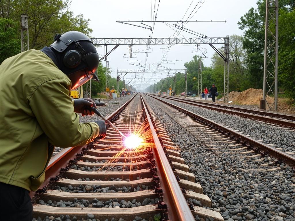     Schweißtechniken für Eisenbahnschienen.. Technische Herausforderungen und moderne Entwicklungen im Schweißen von Eisenbahnschienen