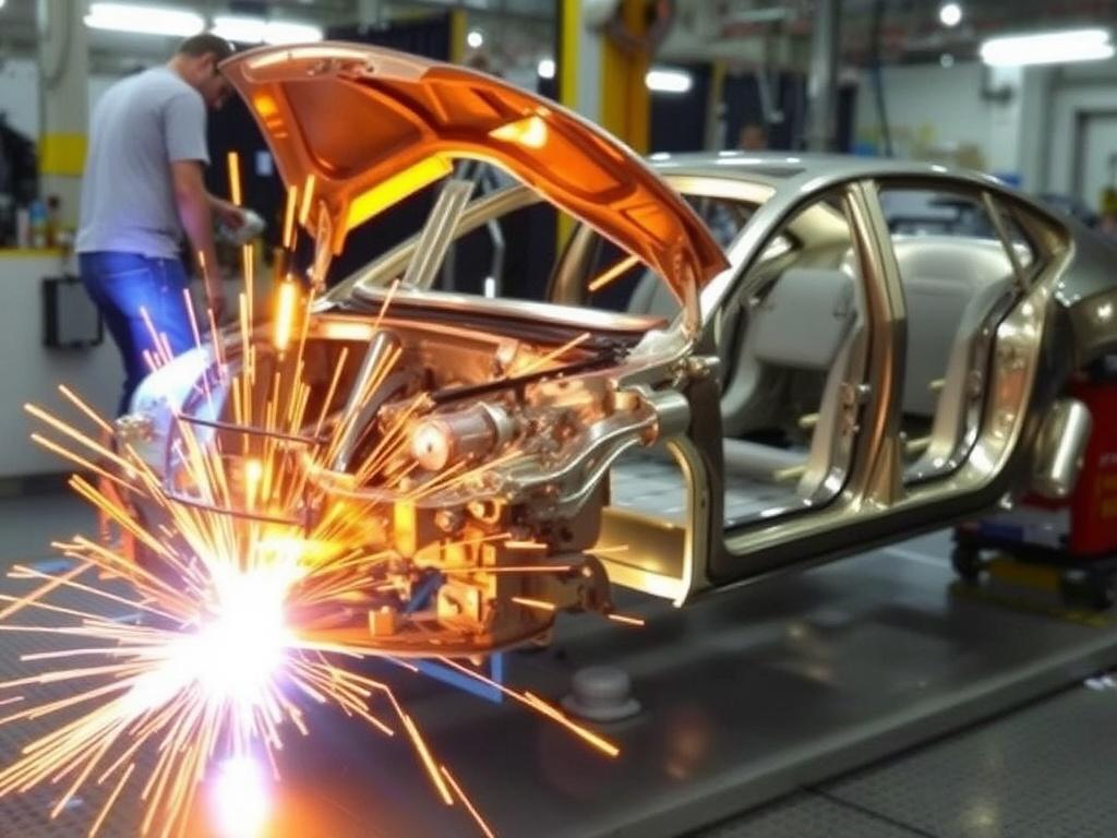     Spot Welding: Used in automotive manufacturing.. Fazit: Spot Welding als unverzichtbarer Bestandteil der Automobilproduktion