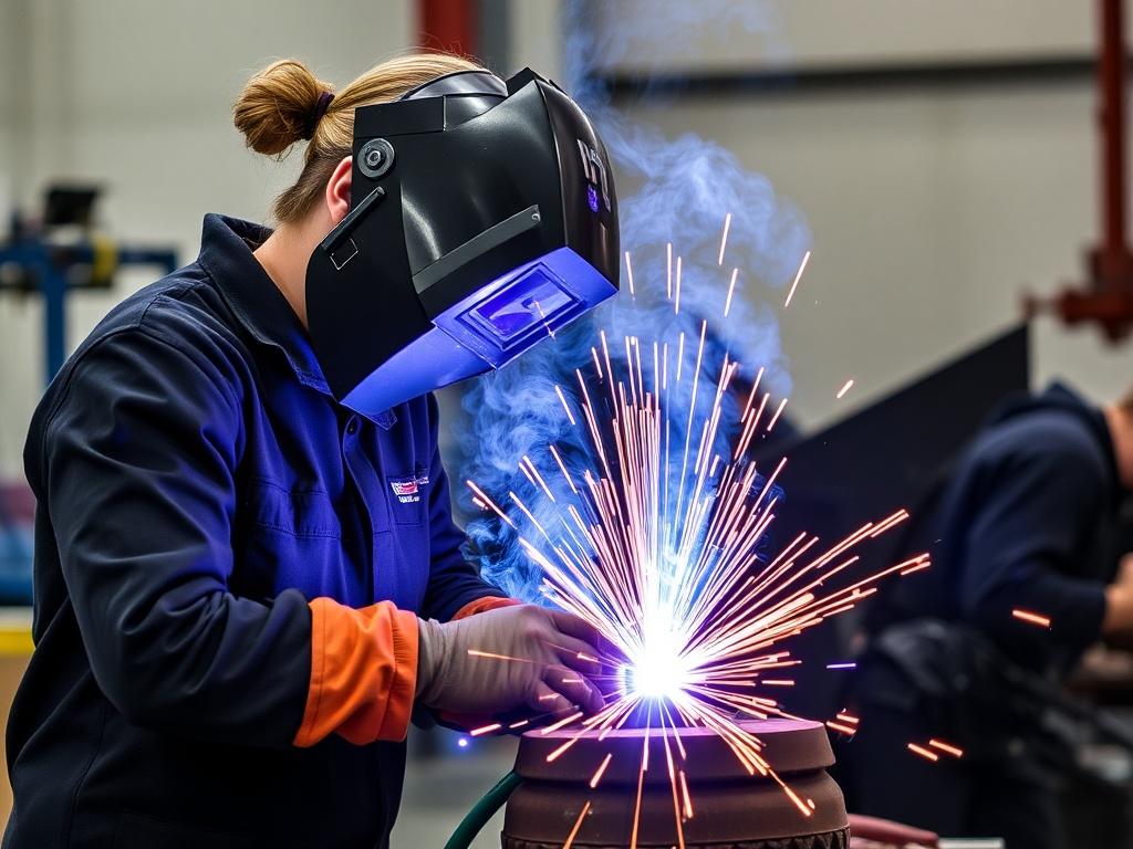     Women in welding: breaking industry stereotypes.. Zukunftsperspektiven: Wie Frauen die Schweißindustrie verändern
