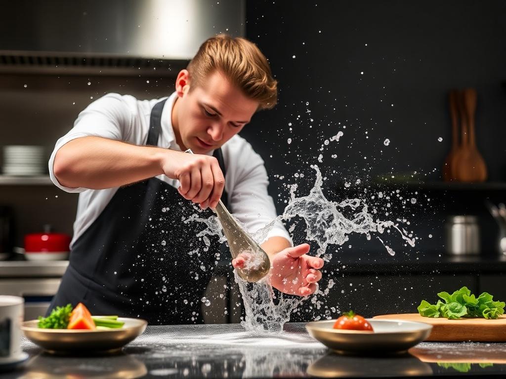     Techniken zur Spritzerreduzierung.. Spritzerreduzierung in professionellen Küchen: Was Profis anders machen