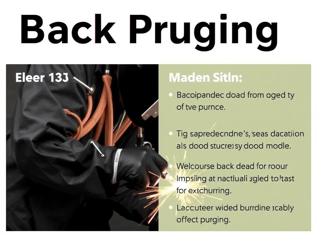     Back purging in TIG welding (for stainless steel).. Zusammenfassung wichtiger Punkte: Back Purging im Überblick