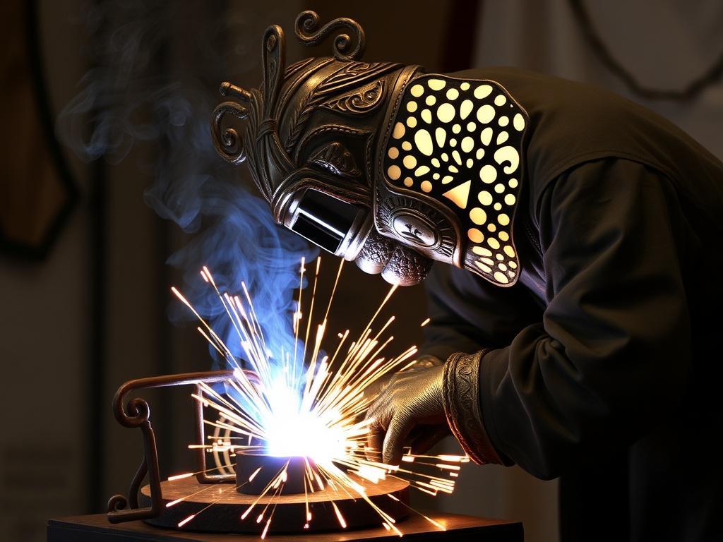     Art welding: creating sculptures and decorations.. Tabellarische Übersicht: Techniken und Materialien im Kunstschweißen
