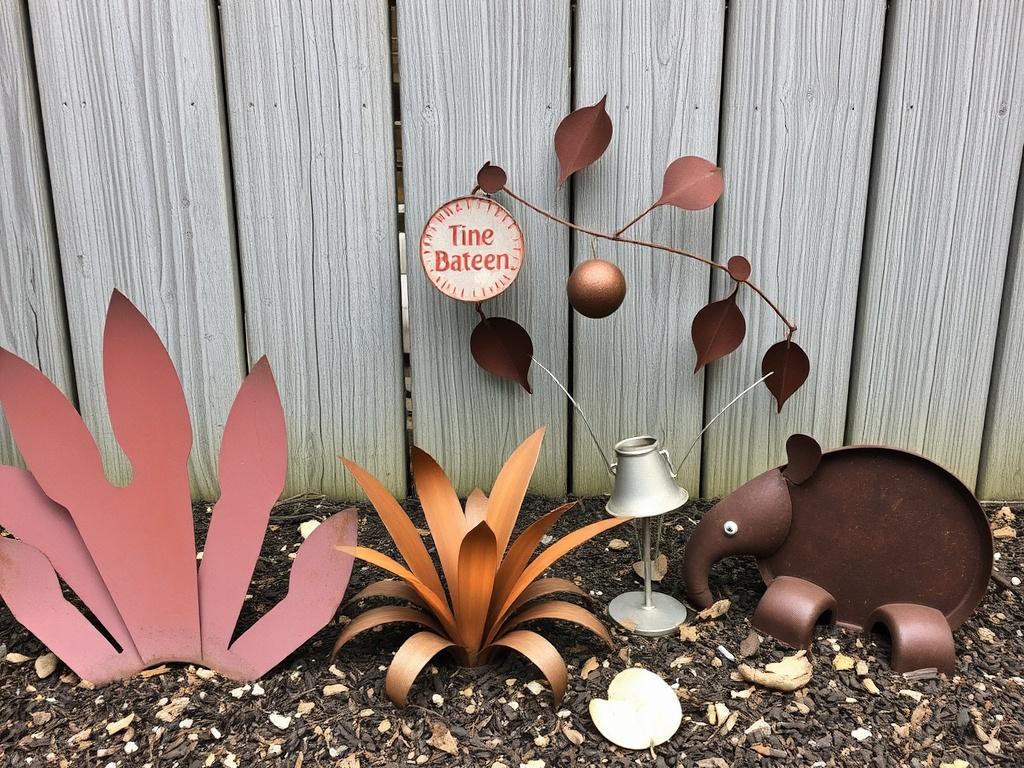     Gartenkunst mit Altmetall schaffen.. Werkzeuge und Sicherheitsaspekte bei der Verarbeitung von Altmetall