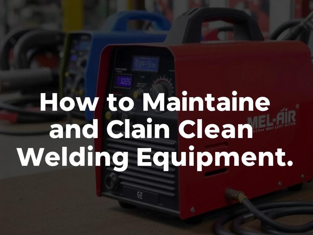     How to maintain and clean welding equipment.. Grundlagen und häufige Schweißgeräte-Arten
