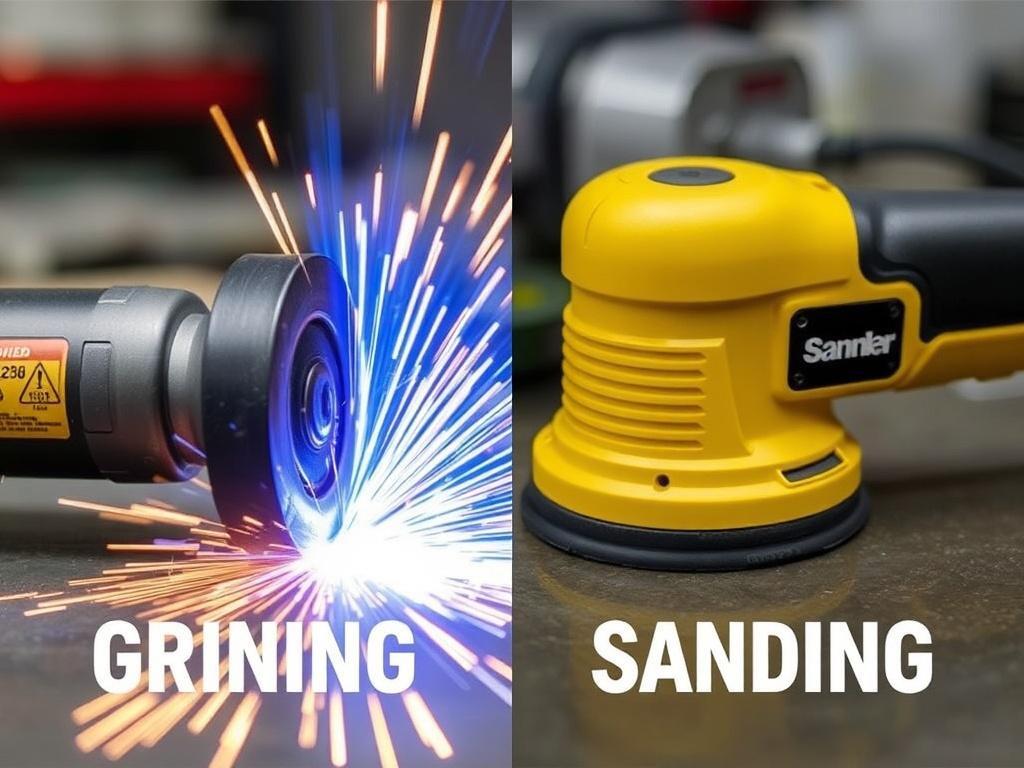 Grinding vs. sanding for weld preparation.. Praktische Tipps für die Wahl der richtigen Methode Grinding vs. sanding for weld preparation.. Praktische Tipps für die Wahl der richtigen Methode