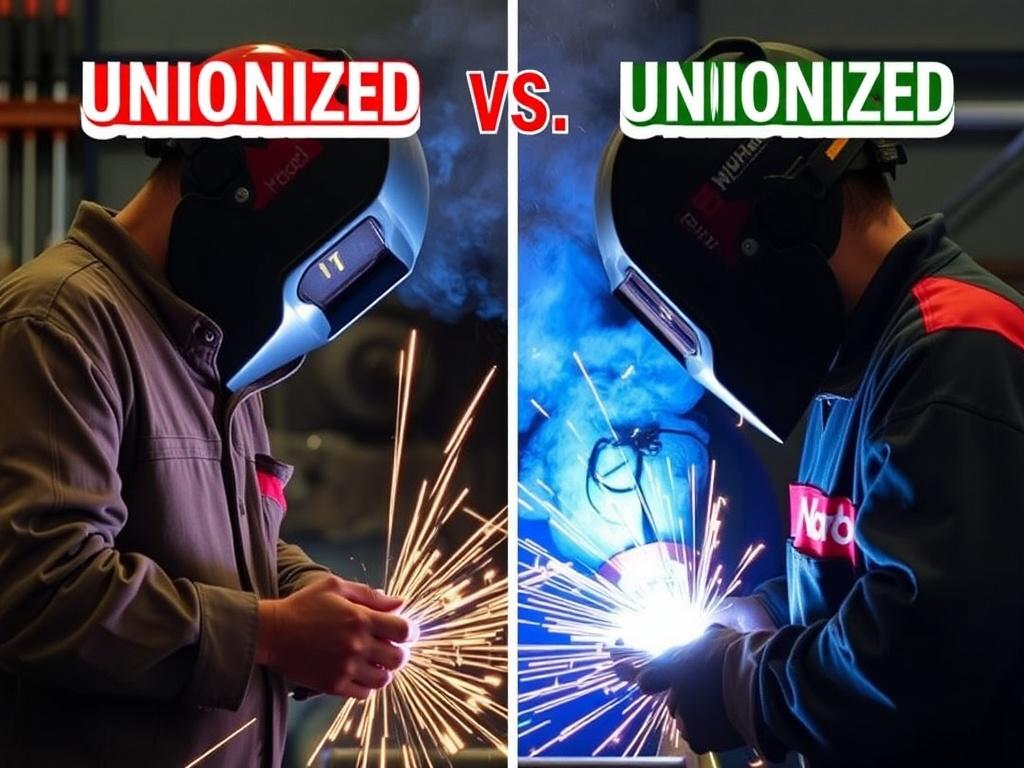     Gewerkschaftliche vs. nicht gewerkschaftliche Schweißkarrieren.. Die Herausforderungen der nicht gewerkschaftlichen Schweißkarriere