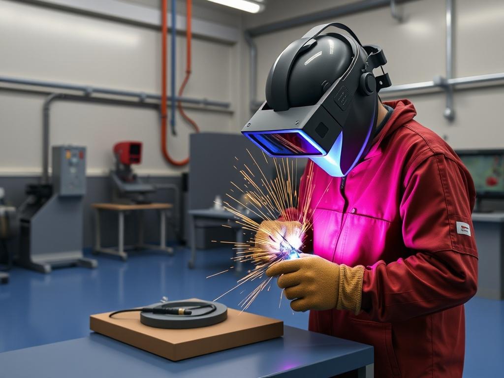     Virtual reality (VR) welding training simulators.. Herausforderungen bei der Implementierung von VR Schweißtraining Simulatoren