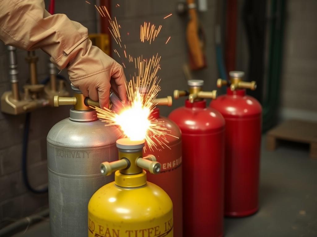     Sicherer Umgang mit Gasflaschen (Sauerstoff, Acetylen, Argon).. Regelmäßige Schulungen und Wartung