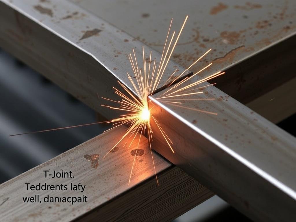 Common welding joint types (butt, lap, corner, T-joint, edge).. T-Joint (T-Stoß): Stabilität in der Verbindung zweier senkrecht verlaufender Werkstücke Common welding joint types (butt, lap, corner, T-joint, edge).. T-Joint (T-Stoß): Stabilität in der Verbindung zweier senkrecht verlaufender Werkstücke