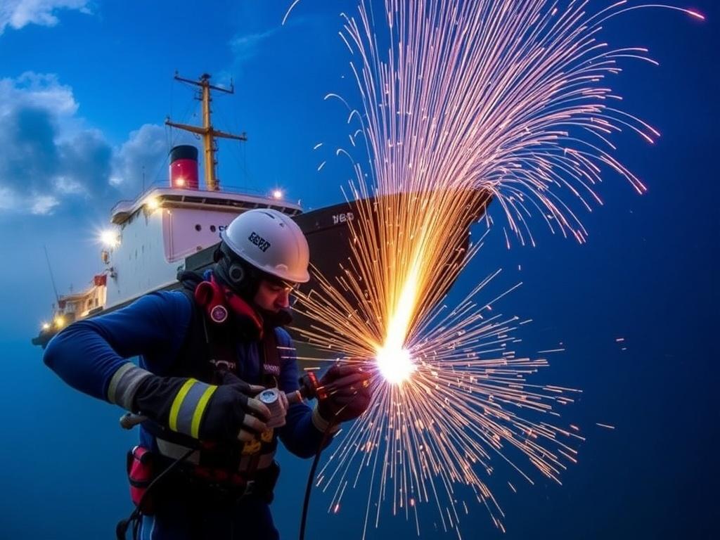     Schiffbau und Unterwasserschweißen.. Einführung in den Schiffbau – Wo Tradition auf Innovation trifft