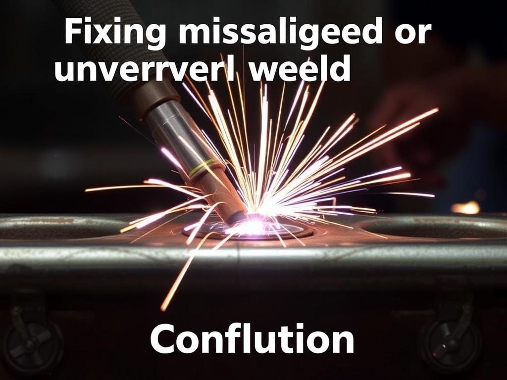     Fixing misaligned or uneven welds.. Schlussfolgerung