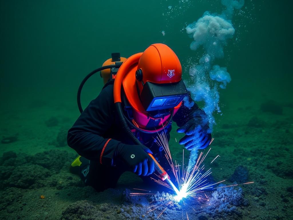     Underwater welding: risks and rewards.. Einleitung: Die Welt des Unterwasser-Schweißens