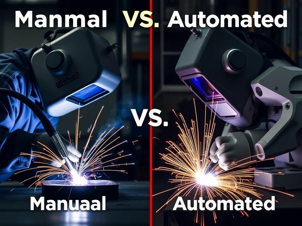 Le soudage manuel vs. le soudage automatisé. Comparaison technique entre soudage manuel et soudage automatisé Le soudage manuel vs. le soudage automatisé. Comparaison technique entre soudage manuel et soudage automatisé