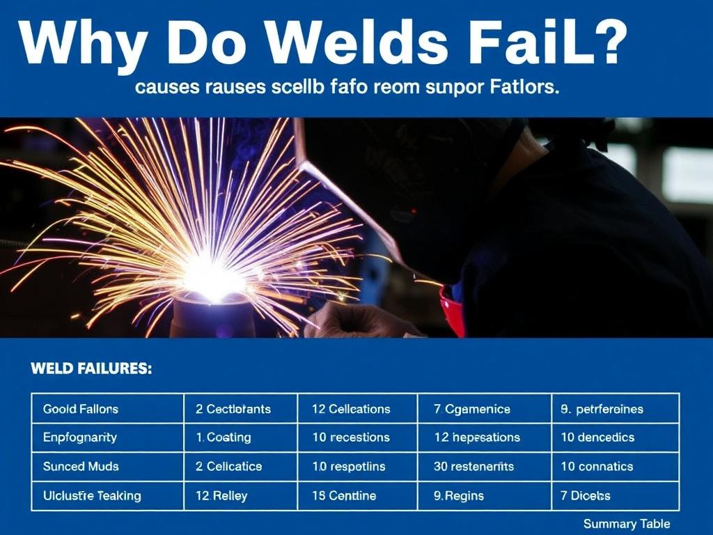     Why Do Welds Fail? Common Causes and Solutions. Summary Table: Causes and Solutions of Weld Failures