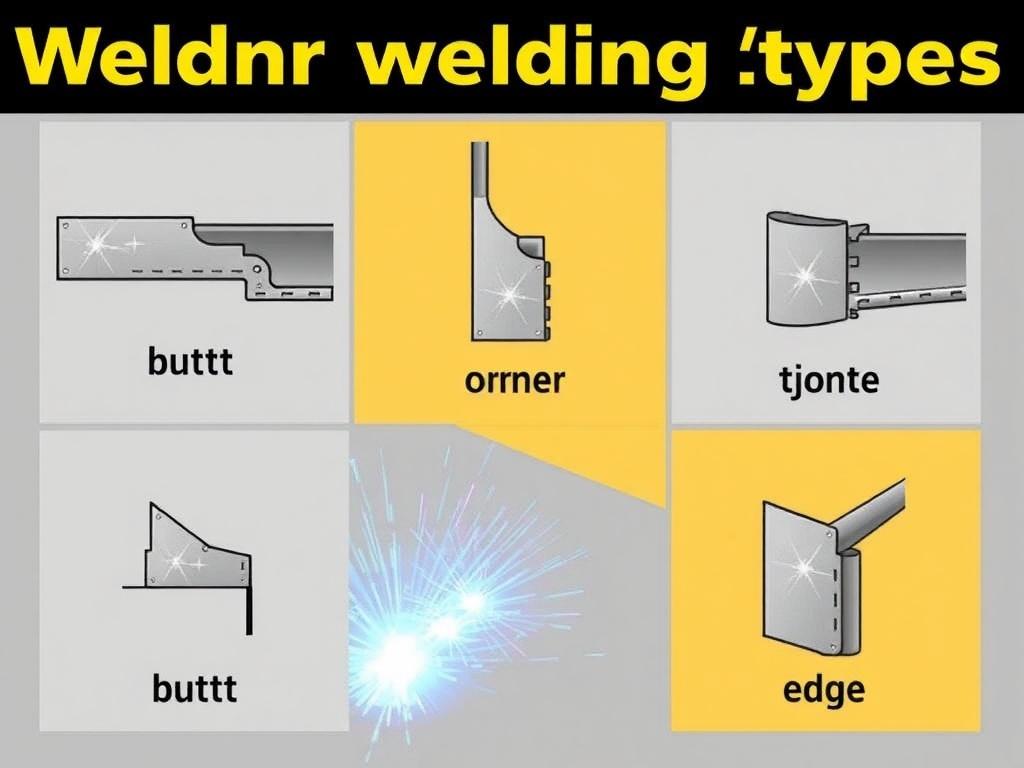 Common welding joint types (butt, lap, corner, T-joint, edge).. Was sind Schweißverbindungen und warum sind sie so wichtig? Common welding joint types (butt, lap, corner, T-joint, edge).. Was sind Schweißverbindungen und warum sind sie so wichtig?