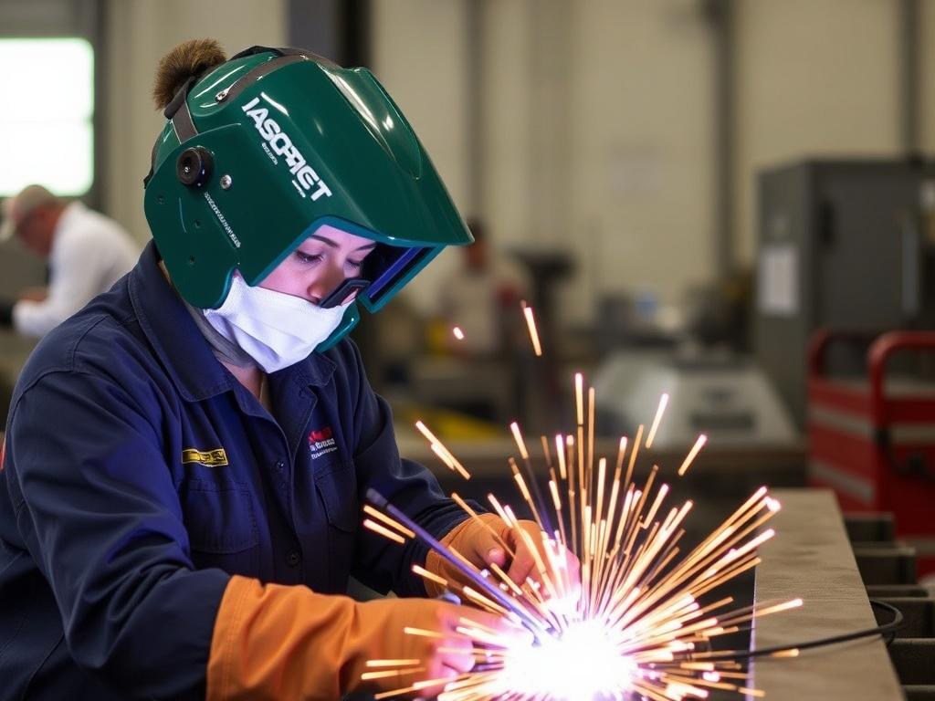     Women in welding: breaking industry stereotypes.. Initiativen und Programme zur Förderung von Frauen im Schweißen