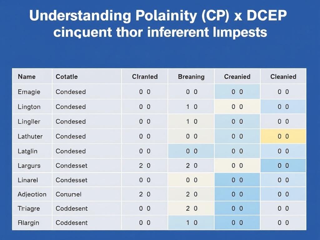     Understanding Polarity (DCEN vs. DCEP) for Different Processes. 6. Tablas comparativas: DCEN vs DCEP en distintos procesos