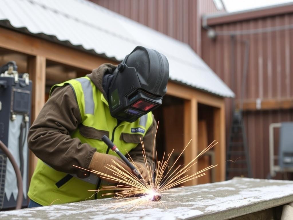    Schweißen im Freien: Umgang mit Wind und Wetter.. Formación, normativa y responsabilidades