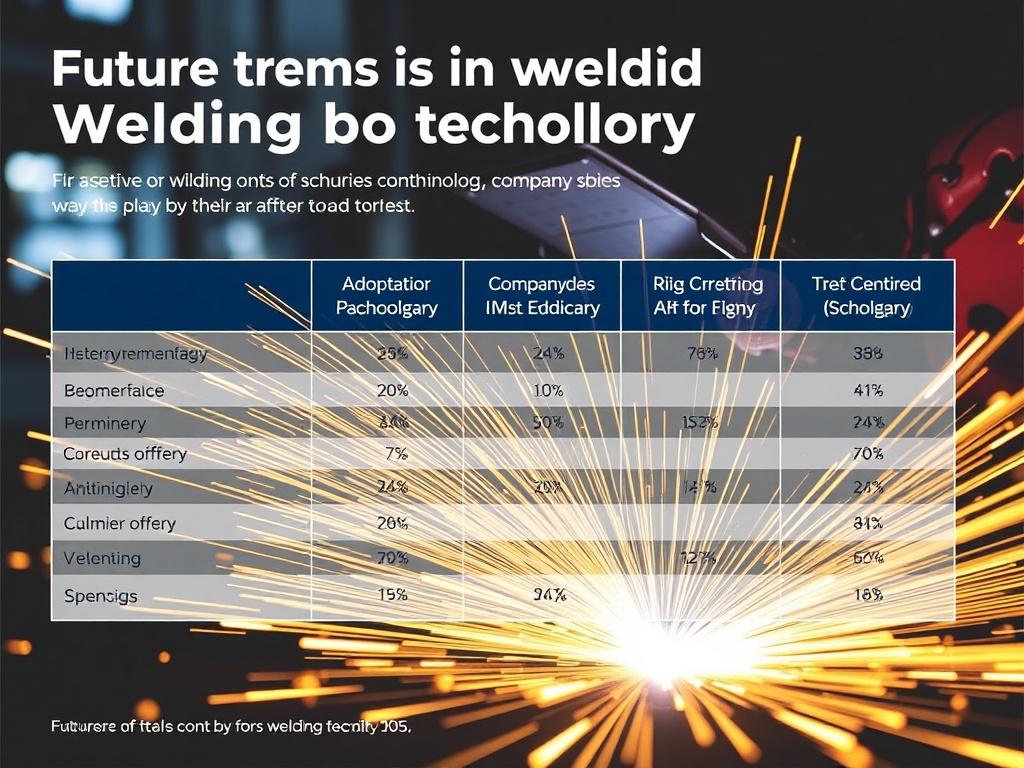     Zukunfts trends in der Schweißtechnik.. Tabla comparativa: prioridades de adopción por tamaño de empresa