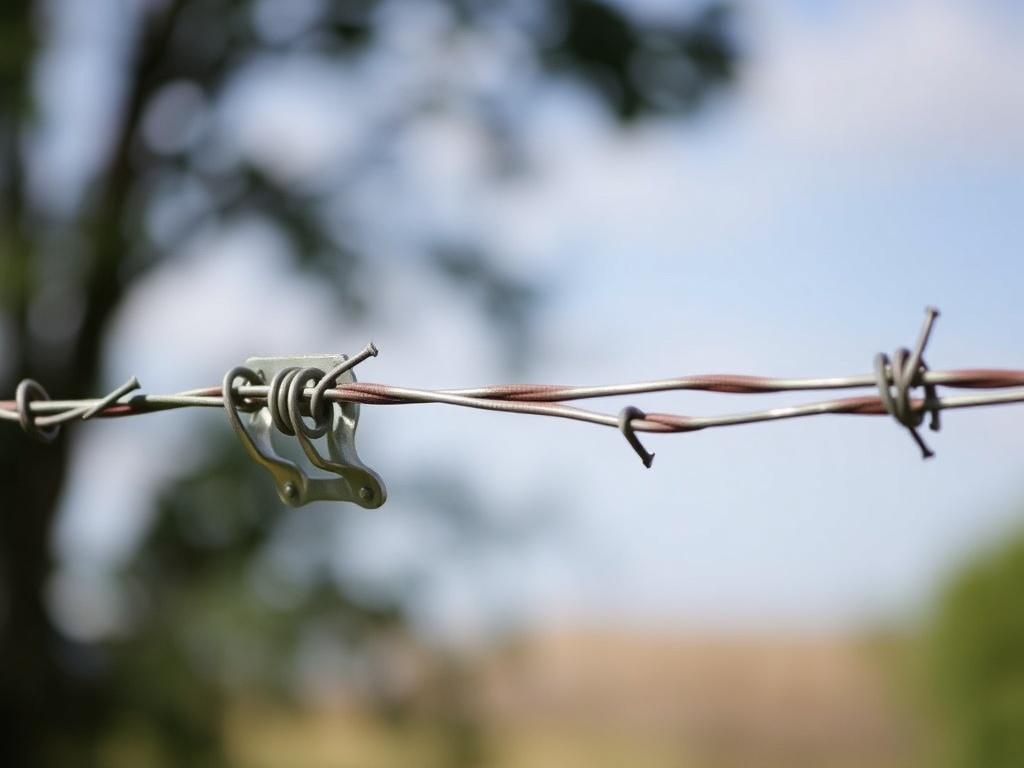 Brackets for barbed-wire fencing Brackets for barbed-wire fencingфото