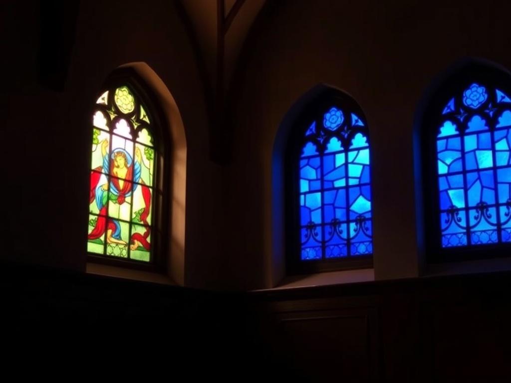 Витражные окна: как цвет и свет превращают пространство
