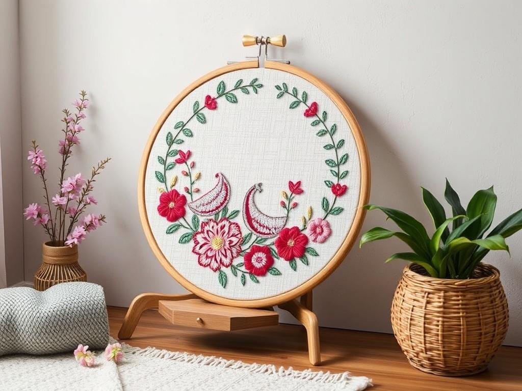 Home decor embroidery without high-quality suppliesфото