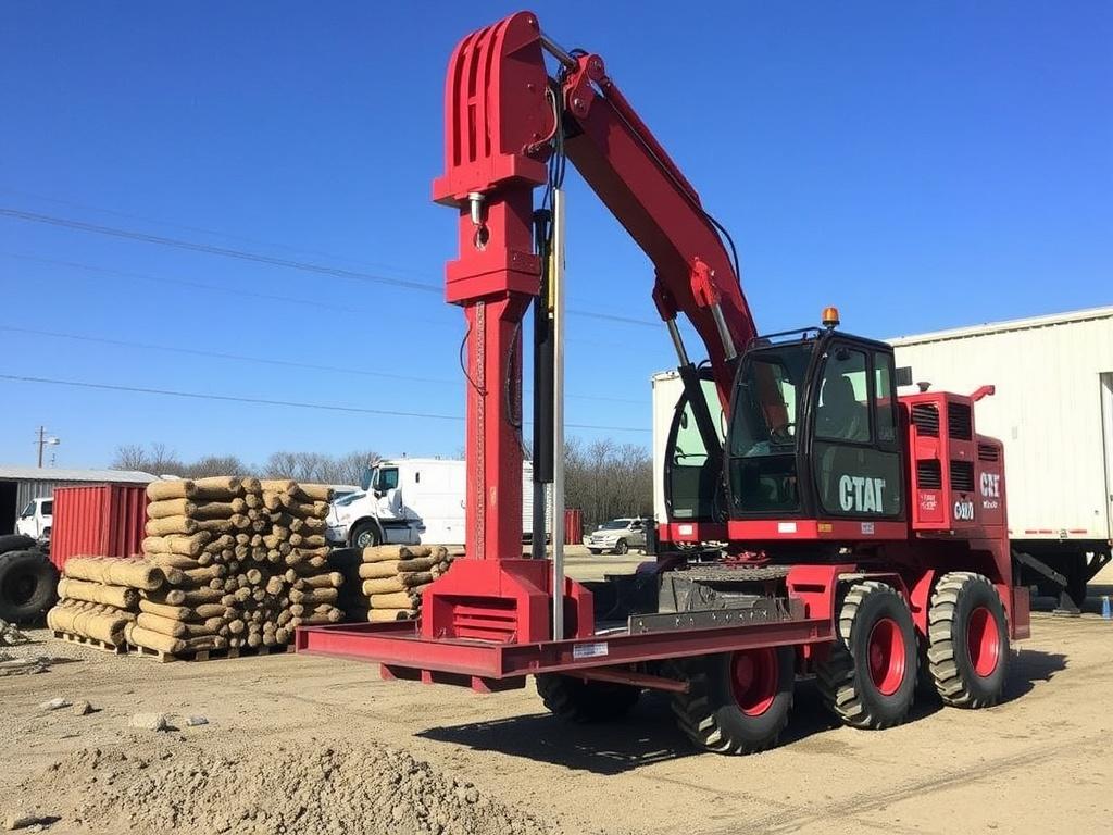 Pile driver rentalфото
