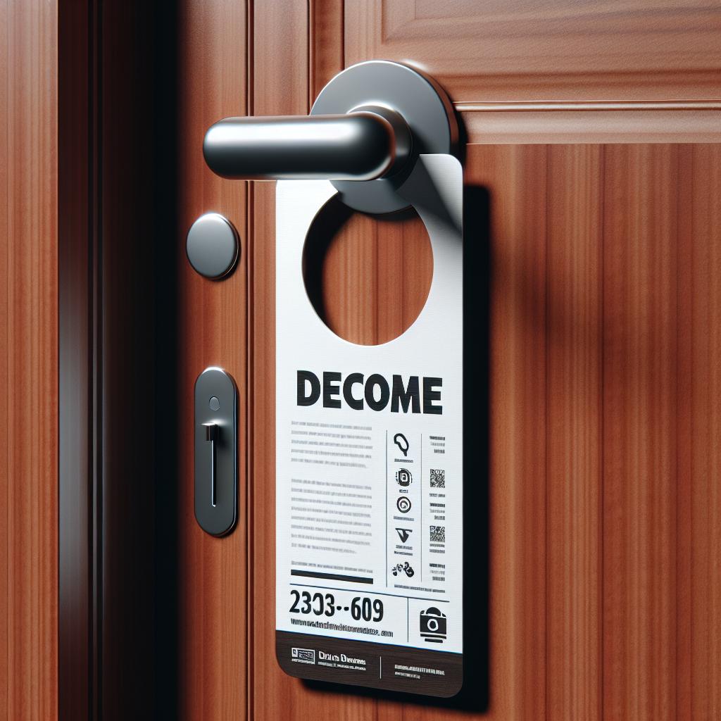 Дорхенгеры реклама на ручку двери Дорхенгеры реклама на ручку дверифото