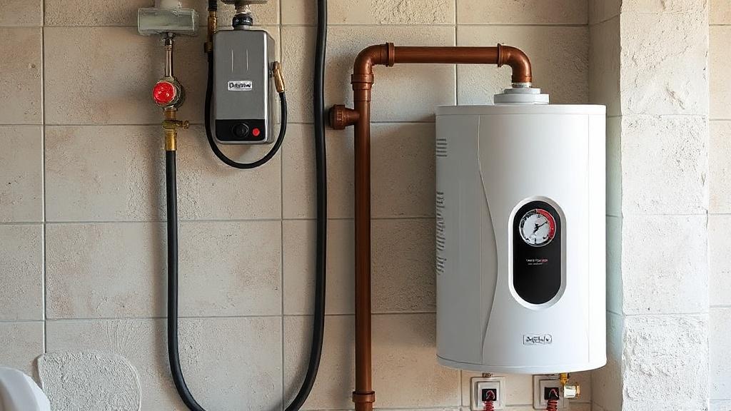 Gas water heaterфото
