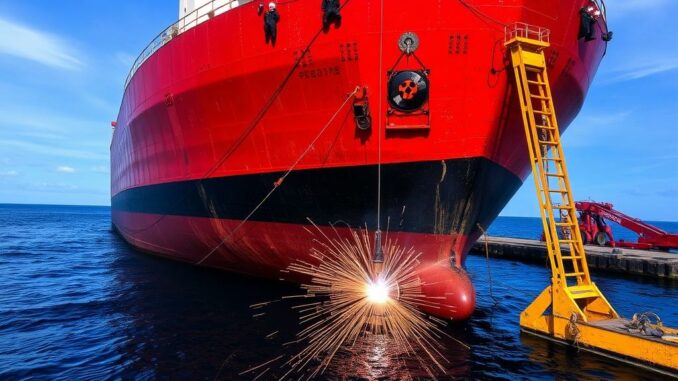 Schiffbau und Unterwasserschweißen: Eine faszinierende Verbindung unter Wasser