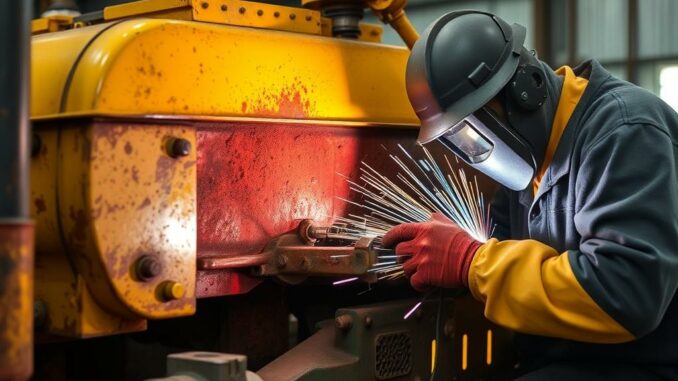 Reparatur von Landmaschinen mit Schweißen: Ein umfassender Leitfaden für Landwirte und Techniker Reparatur von Landmaschinen mit Schweißen: Ein umfassender Leitfaden für Landwirte und Techniker