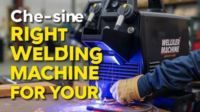 Choosing the Right Welding Machine for Your Project: A Complete Guide Choosing the Right Welding Machine for Your Project: A Complete Guide