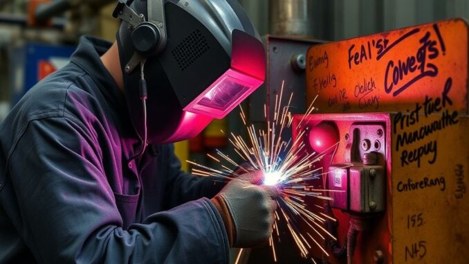 Le soudage en réparation et maintenance industrielle : un allié incontournable
