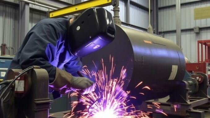 Unterpulterschweißen (SAW): Die Schlüsseltechnik für industrielle Anwendungen Unterpulterschweißen (SAW): Die Schlüsseltechnik für industrielle Anwendungen