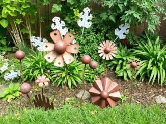 Gartenkunst mit Altmetall schaffen: Kreative Ideen für ein einzigartiges Outdoor-Paradies