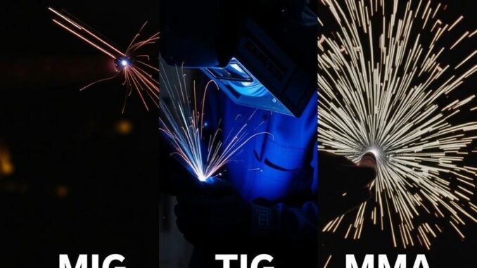 Les différents types de soudage : MIG, TIG, MMA — lequel choisir pour votre projet ?