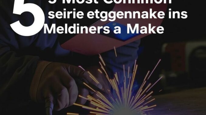 Los 5 errores más comunes de los principiantes en soldadura MIG (y cómo evitarlos)