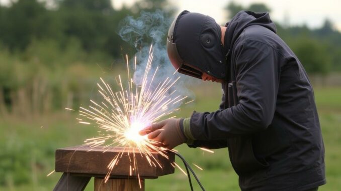 Schweißen im Freien: Cómo dominar el viento y el tiempo cuando sueldas en exteriores