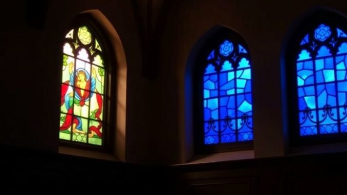 Витражные окна: как цвет и свет превращают пространство